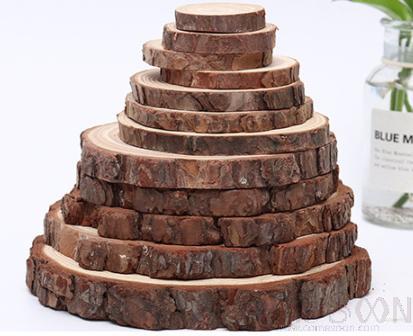 Round pieces of pine logs,Diameter 16-18cm,Thick 1.5cm