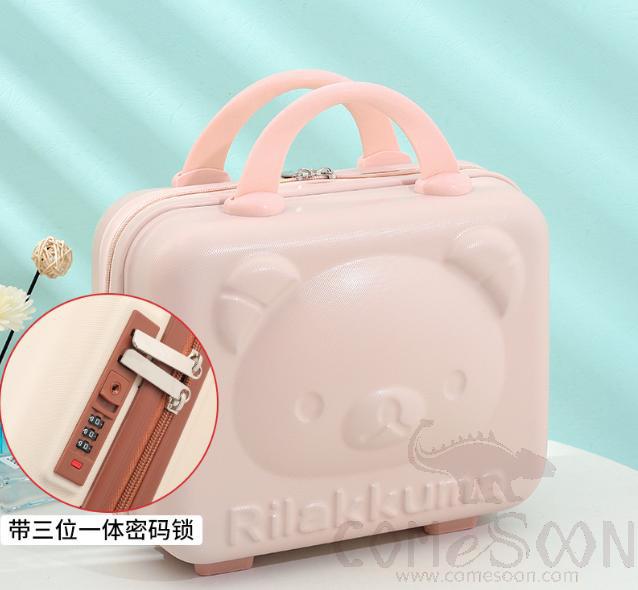 14 inch suitcase,Pink W/Password lock