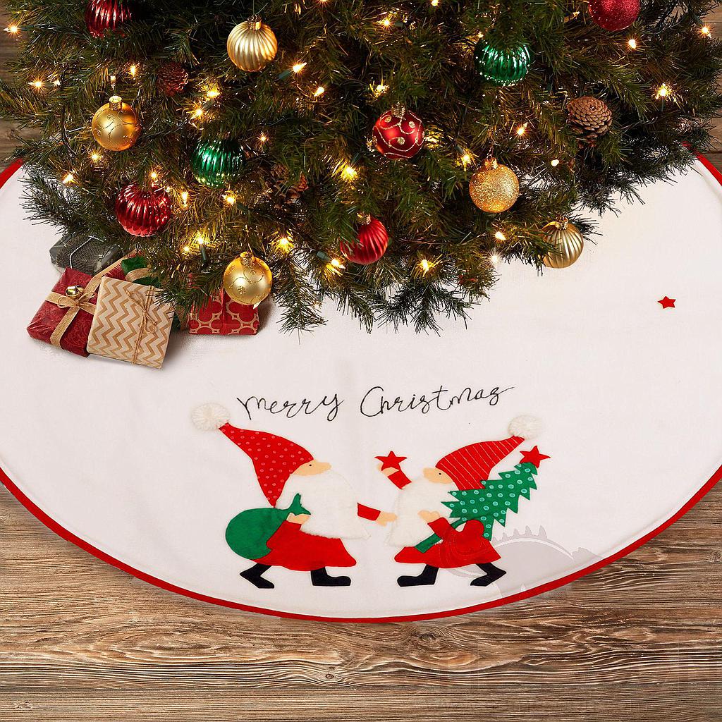 Short Plush Christmas Tree Dress