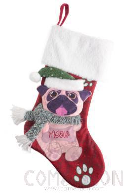 Pug Christmas Stockings