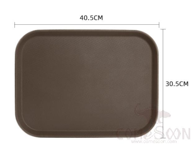 Rectangular tray,Rubber + Toughened glass fiber,40.5*30.5cm