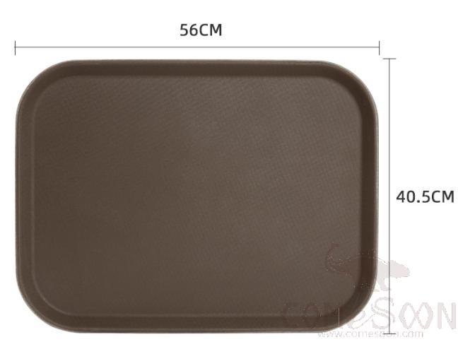 Rectangular tray,Rubber + Toughened glass fiber,56*40.5cm