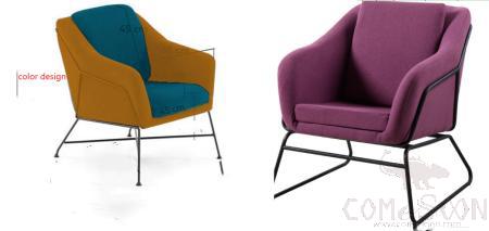 Arm Chair,Metal+ Sponge ,78 * 66 * 80 Cm