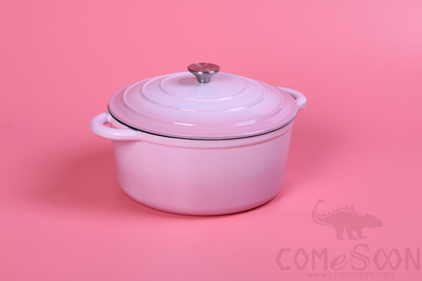 Casserole Enamel Pot 20M Pink,2.5L