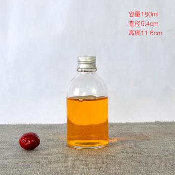 Disposable glass bottle,150ml,D 5.4*H 11.6cm,Polish