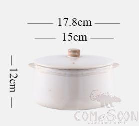 Small stone pot,1L,D 15*H 12cm