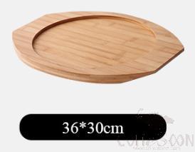 Oval bamboo board,36*30cm