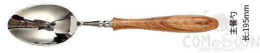Main Spoon,19.5cm,S/S 304+Rosewood