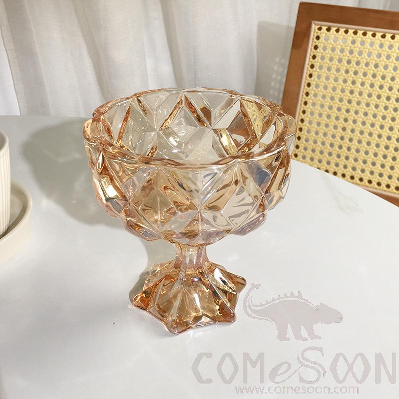 Ice Cream Cup，10.5*11.8cm，Amber