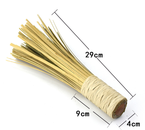 Natural bamboo wok brush,29cm