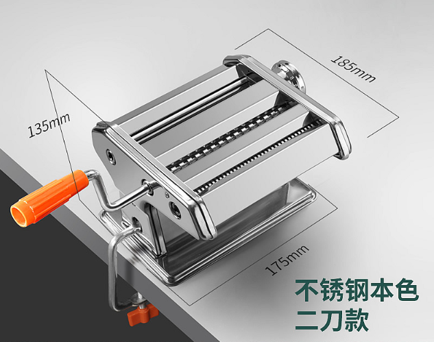 Stainless steel manual surface pressing machine,Two blades,185*175*135mm