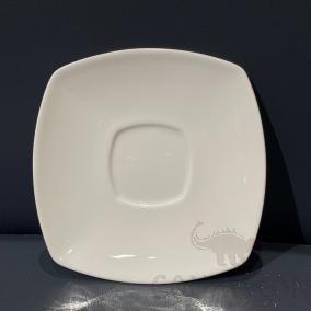 YY Series- 4.3&quot; Square arc cup bottom plate,100cc,110*H15mm