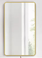 Erect Long Mirror，Aluminum，700 * 900 mm