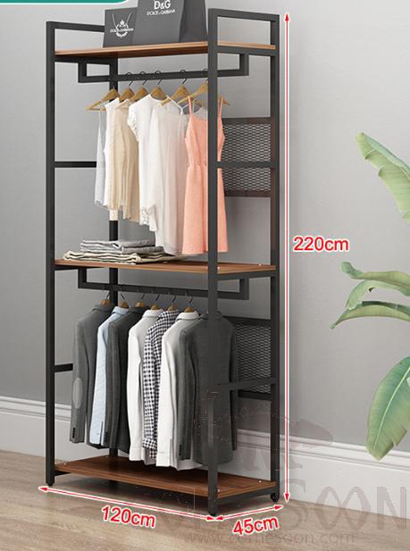 Open Wardrobe,Plate and Steel，W45*L120*220cm