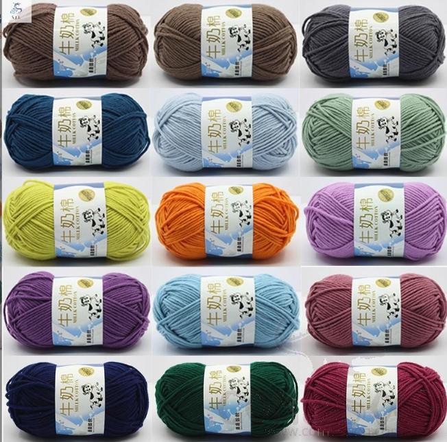 YARNS，milk cotton thread，15 rolls