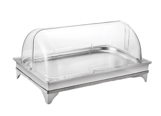 Stainless steel fruit table with PC Cover,53.5cm*32.5cm*27cm