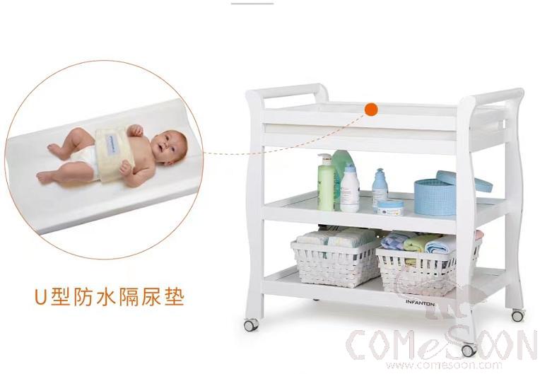 Baby Changing Table，Pine，93*54*95cm