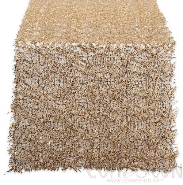 Table Runner Sequins Christmas,Polyester,30*183 cm