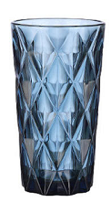 Color high mouth cup,Blue,380ml