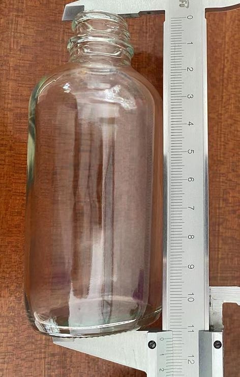 Glass bottles,H 11.3cm,With cover