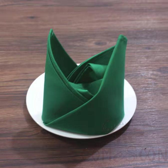 Pure cotton cup cloth, 47 * 47cm，Fruit green