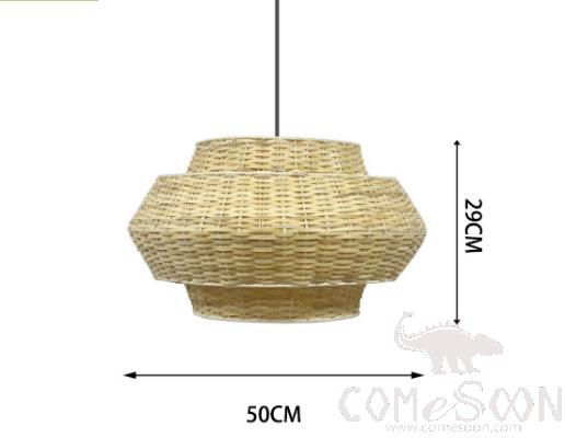 Rattan Chandelier, 29*50Cm