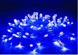 Led Curtain Ice Bar Light, 4*0.6M, Blue