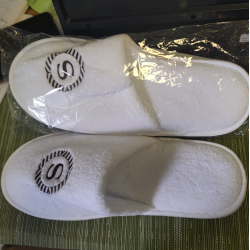 Slippers-Coral Fleece,Sheraton Embroidery, L290*110mm