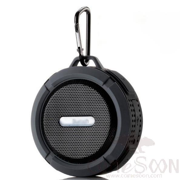 C6 waterproof Bluetooth speaker, Black, 95*87mm, 5W, 85dB