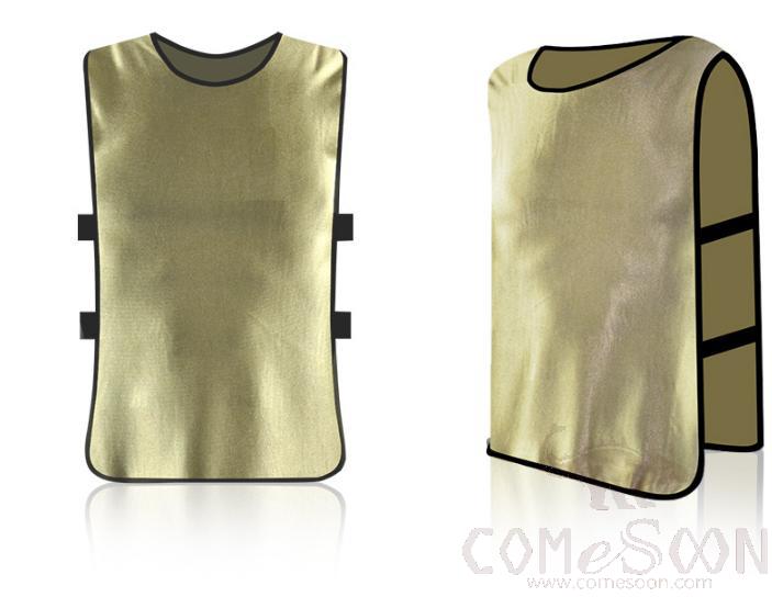 Sport Vest, Gold, 35 By 56cm