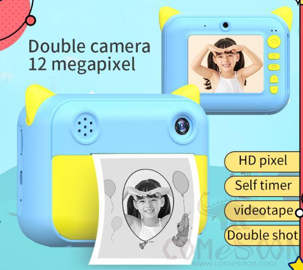 32G Thermal Polaroid(Print Camera), Blue, 97*79*47Mm