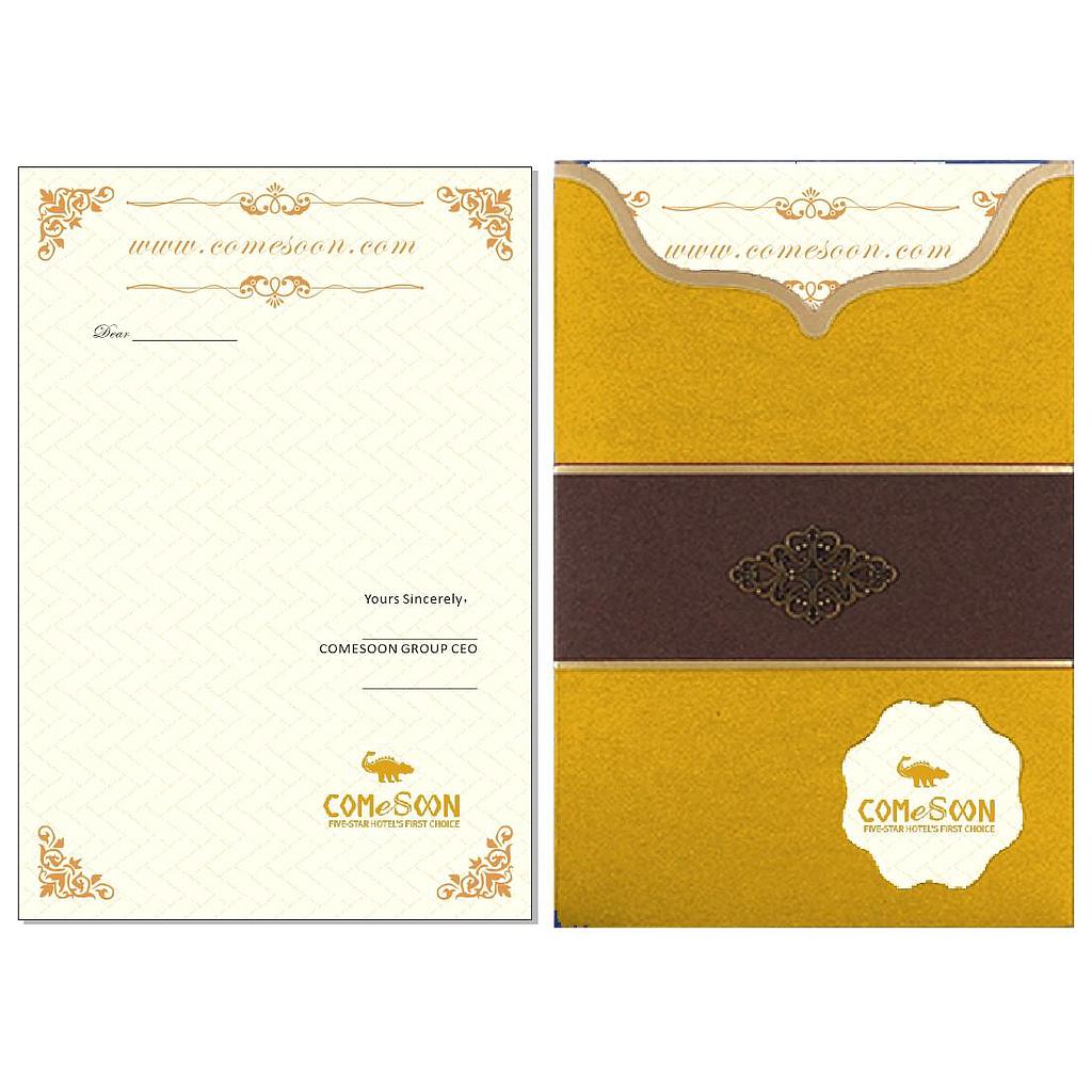 Greeting Card，Gold