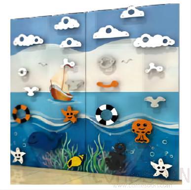 MARINE CLIMBING WALL, 244*244CM, Multi-layer board