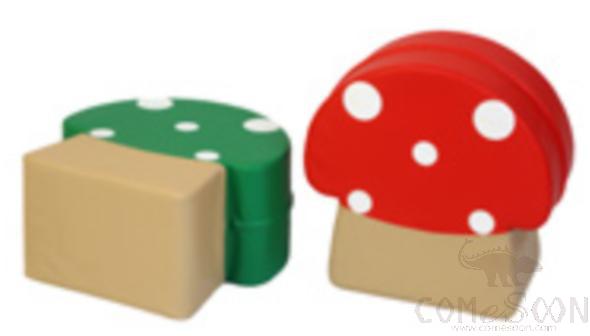 TOADSTOOL SEAT SET, 50 * 25 cm, PU