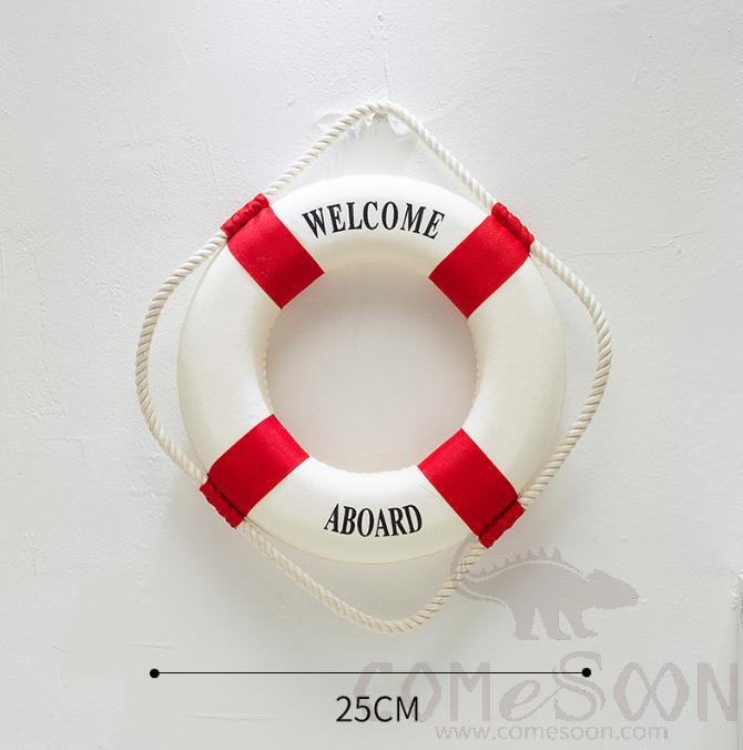 25cm red swimming circle