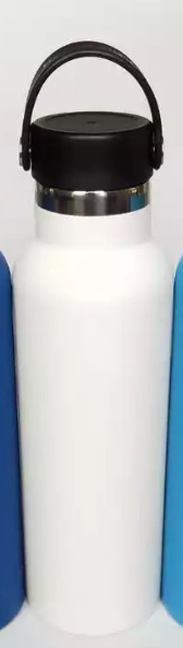 Customized double-layer stainless steel water bottle, 750ml, White