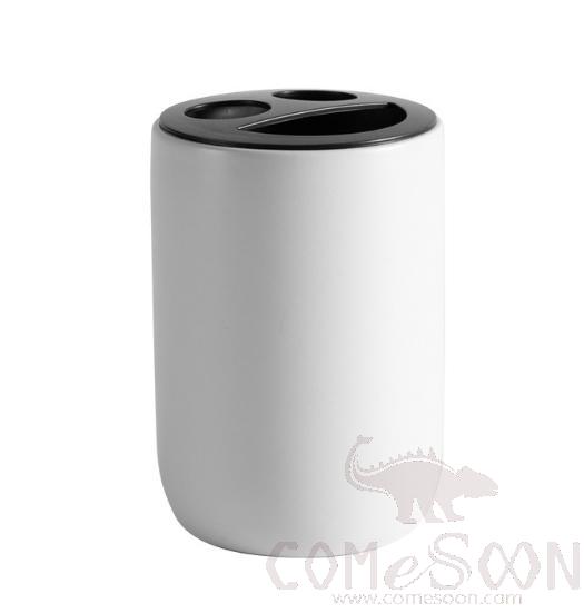 Tooth Brush Holder，Ceramic，D8*H11cm