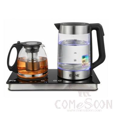 Glass tempered panel kettle suit, 1.8L, 1500-1800W