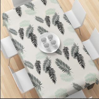 PrintedPlaidTablecloth-PalmLeaf