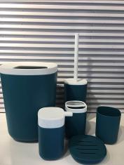 6468 Square Six-Piece Set-Dark Green,PP,19*19*25cm