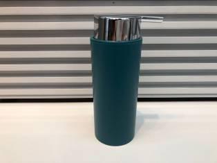 3315 Monochrome Soap Dispenser Bottle-Dark Green,PP+ABS(Chromeplated),6.5*6.5*17.5cm