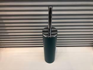 3315 Monochrome Toilet Brush-Dark Green,PP+ABS(Chromeplated),7*7*39cm