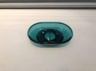 6462 Transparent Soap Dish-Dark Green,Ps,14*9.5*3.5
