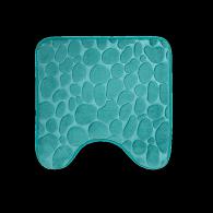 Stone Grain Toilet Pad-Dark Green,Dacron,45*45cm