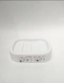 3318 Printed Soap Box-Bird,PP,13*10*2cm