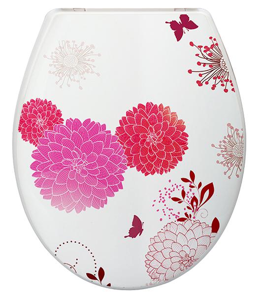 Printed Slow Down Toilet Cover-Hydrangea,PP,34*45cm