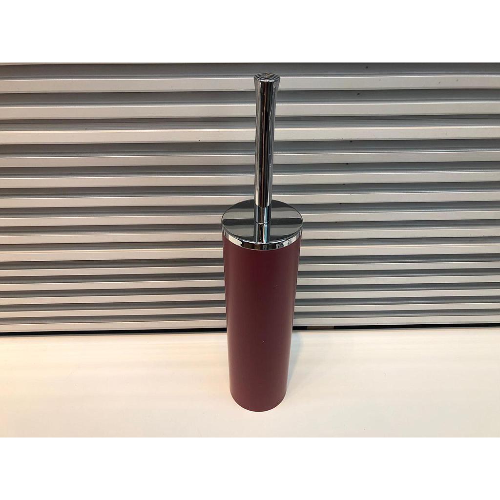 3315 Monochrome Toilet Brush-Wine Red,PP+ABS(Chromeplated),7*7*39cm