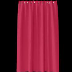Monochrome Shower Curtain-Wine Red,PEVA,180*180cm