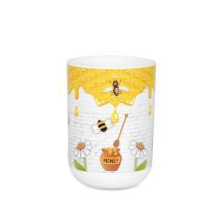 3318 Printed Cup-Bee,PP,6.5*6.5*10cm