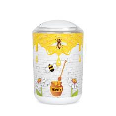 3318 Printed Trash Bin-Bee,PP+ABS,16*16*28cm
